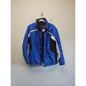 Spyder US Ski Team Insulated Winter Ski Snow Jacket Blue/Black/White Kids SZ 16